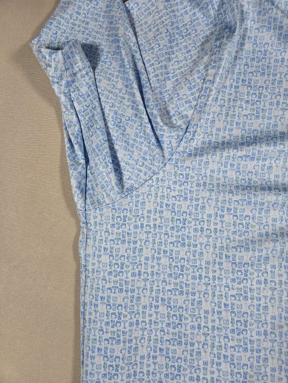 Peter Millar Drink Mix Pattern Light Blue XL - Picture 9 of 9